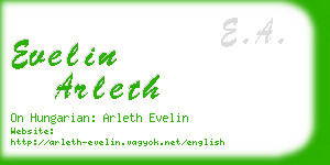 evelin arleth business card